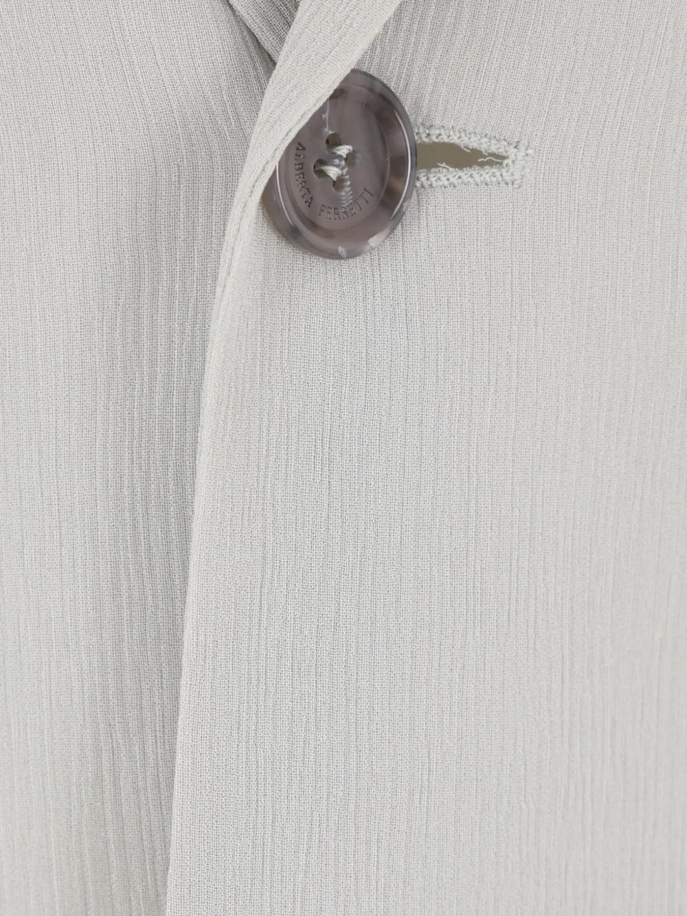 Alberta Ferretti single-breasted blazer Grijs