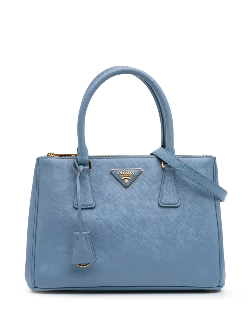 Prada Pre-Owned 2010-2025 Small Saffiano Lux Galleria Double Zip Prada Pre-Owned 2010-2025 Small Saffiano Lux Galleria Double Zip