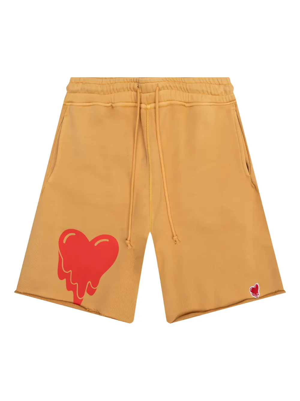 Emotionally Unavailable logo-patch shorts | Brown | Image 1
