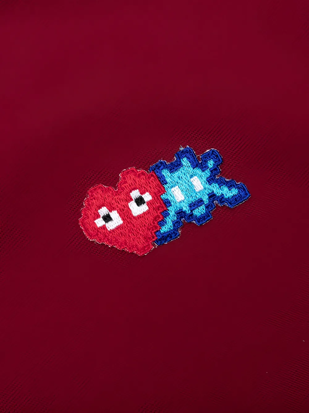 Comme Des Garçons Play zip-up hoodie Rood