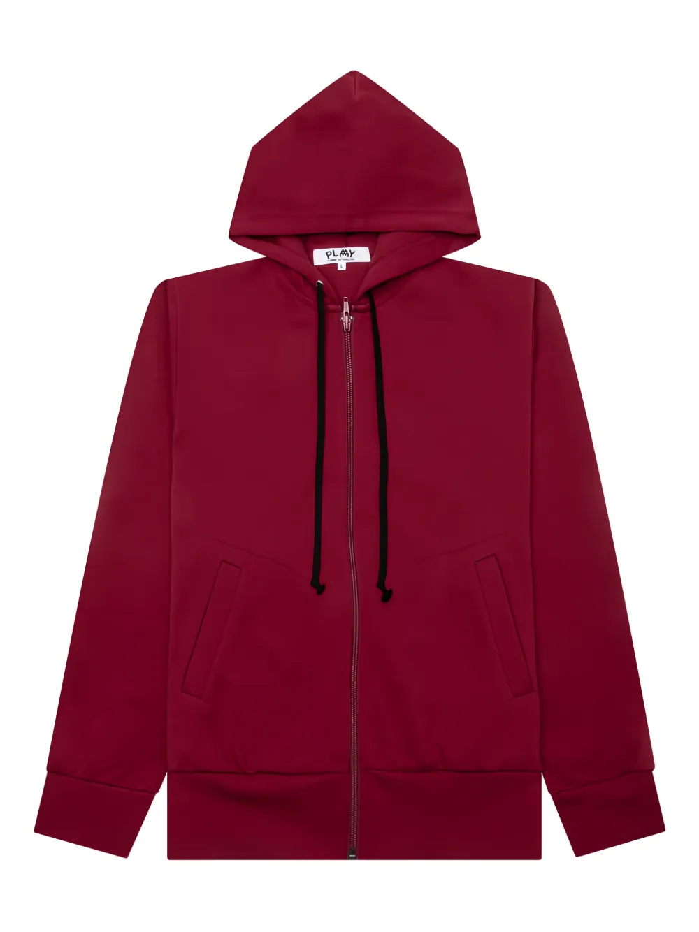 Comme Des Garçons Play zip-up hoodie Rood
