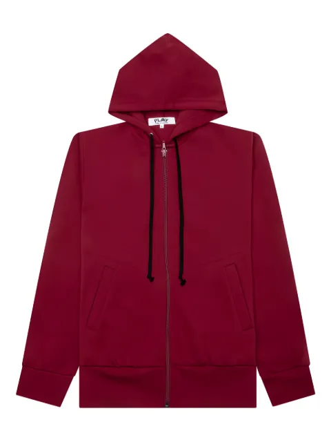 Comme Des Garçons Play hoodie con cierre