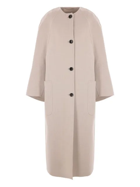 Max Mara cashmere patch-pocket coat