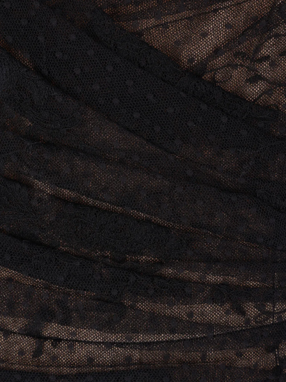 Dolce & Gabbana Lace Maxi Dress In Black