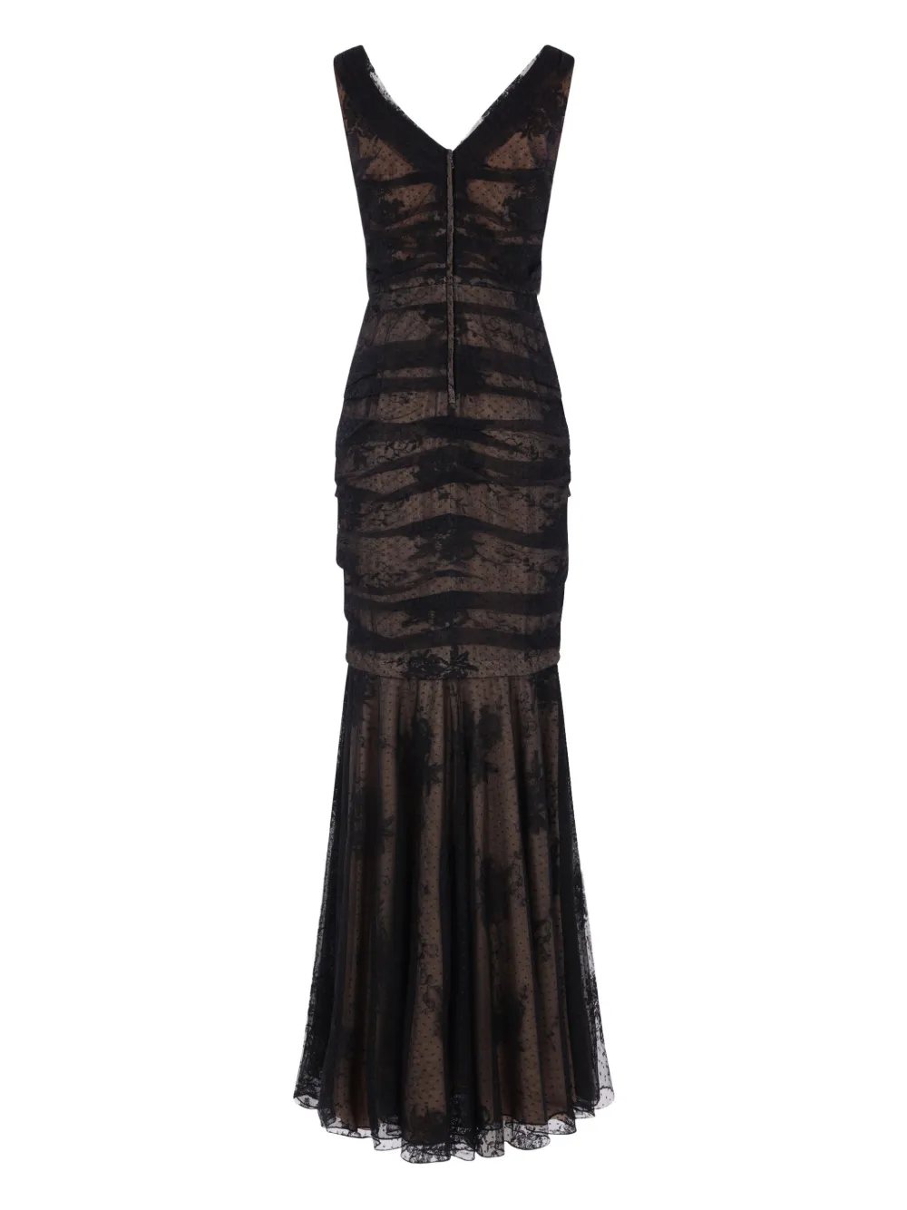 Dolce & Gabbana Lace Maxi Dress In Black