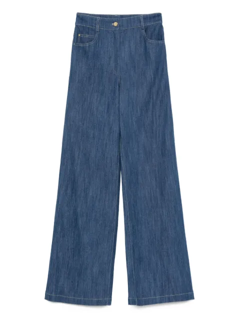 Akris Punto button-fly wide-leg trousers
