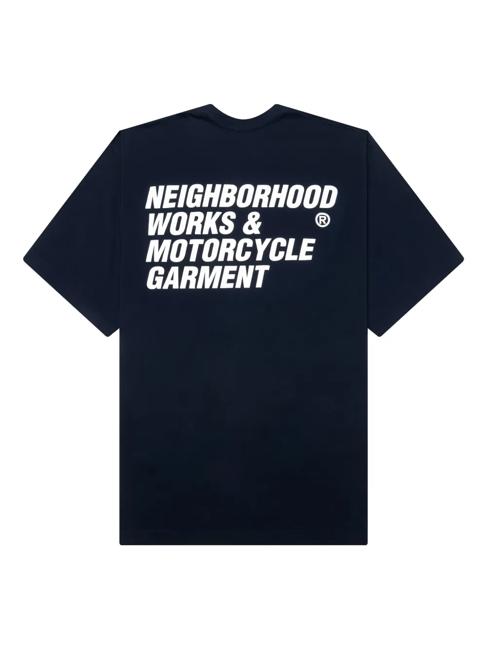 Neighborhood T-shirt met logoprint Blauw