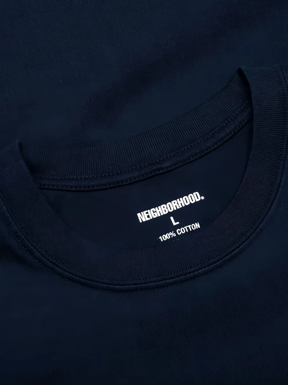 Neighborhood T-shirt met logoprint Blauw