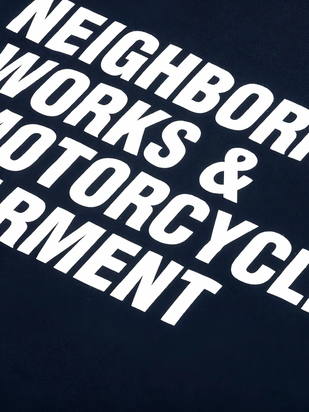Neighborhood T-shirt met logoprint Blauw