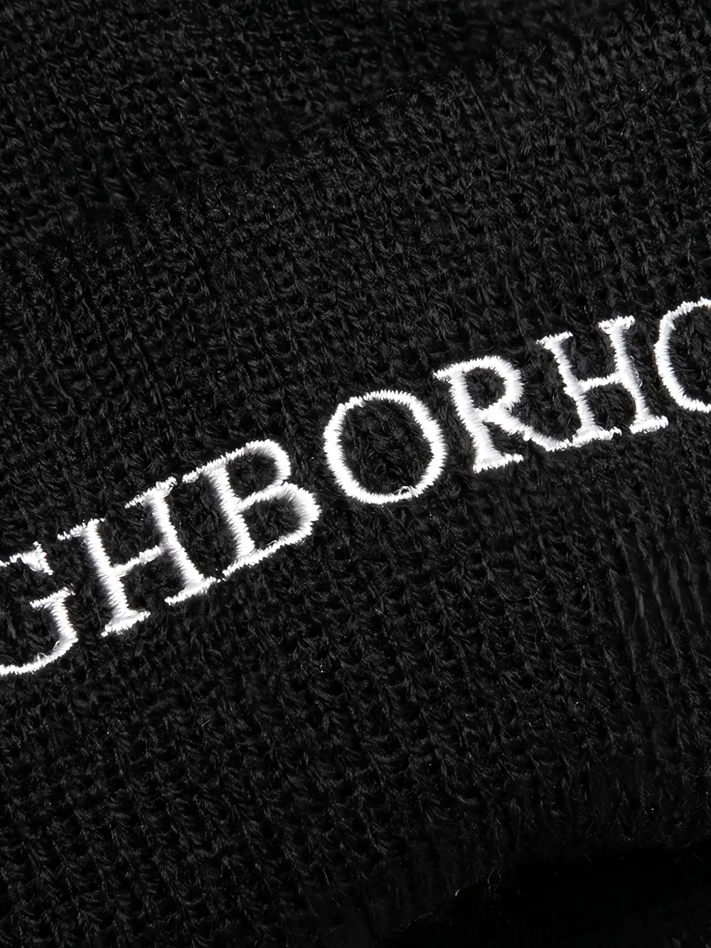 Neighborhood Muts met geborduurd logo Zwart