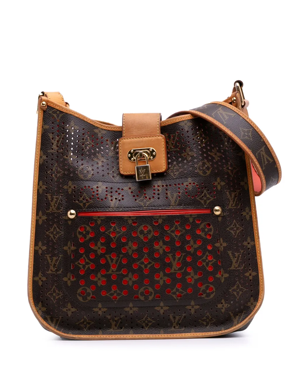 Louis Vuitton Pre-Owned 2008 Monogram Musette Perforated crossbody bag Louis Vuitton Pre-Owned 2008 Monogram Musette Perforated crossbody bag