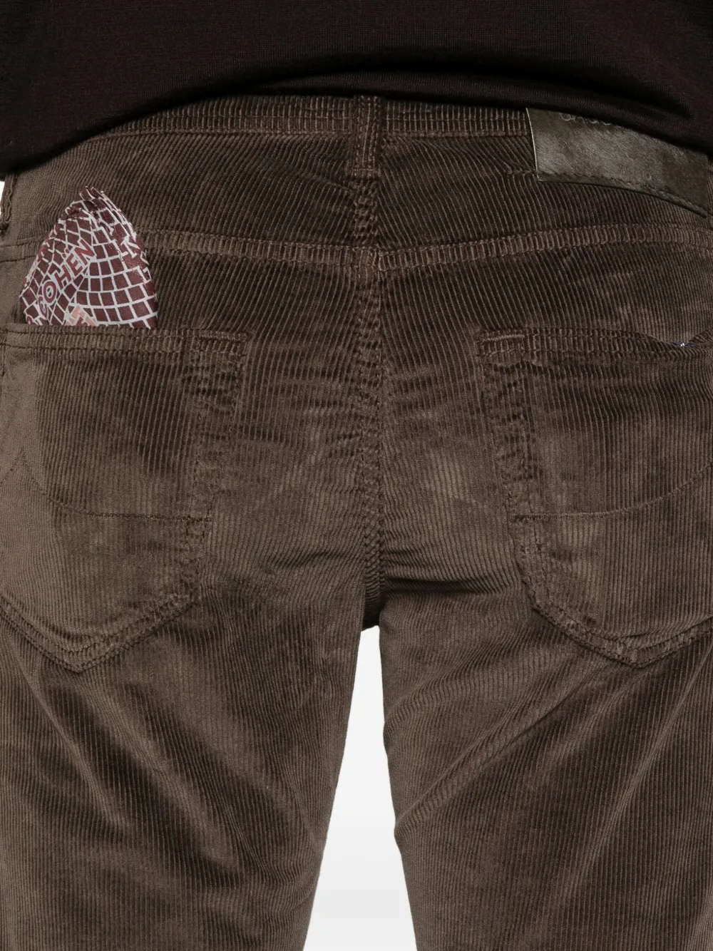Jacob Cohën Ribfluwelen broek Bruin