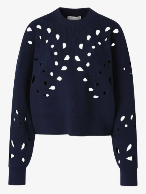 Ulla Johnson cut-out ribbed knit jumper