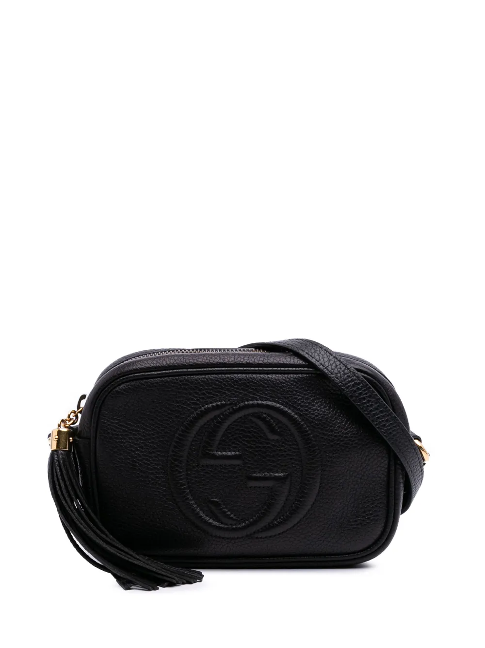 Gucci Pre-Owned 2016-2025 Leather Soho Disco crossbody bag - ブラック Gucci Pre-Owned 2016-2025 Leather Soho Disco crossbody bag - ブラック