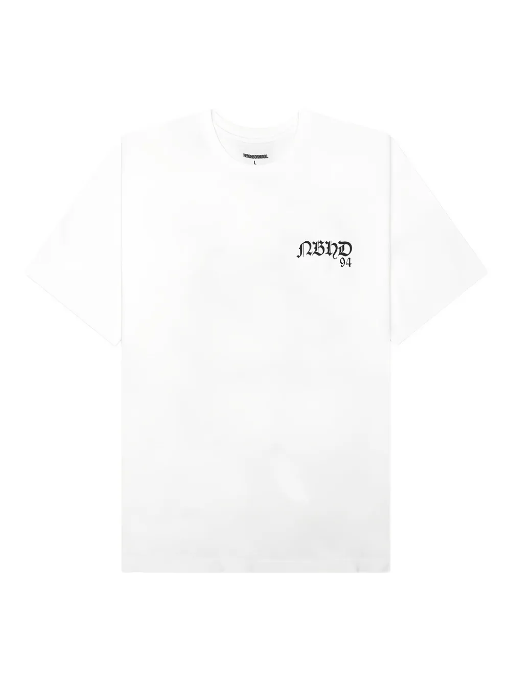 Neighborhood T-shirt met grafische print Wit