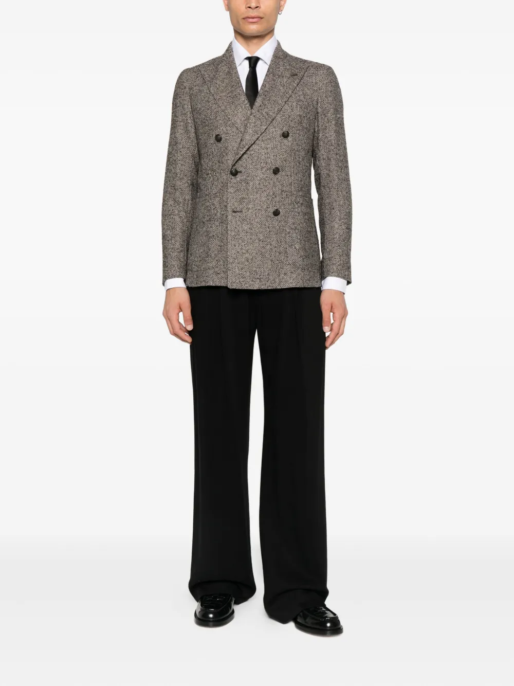 Tagliatore Blazer met dubbele rij knopen Bruin