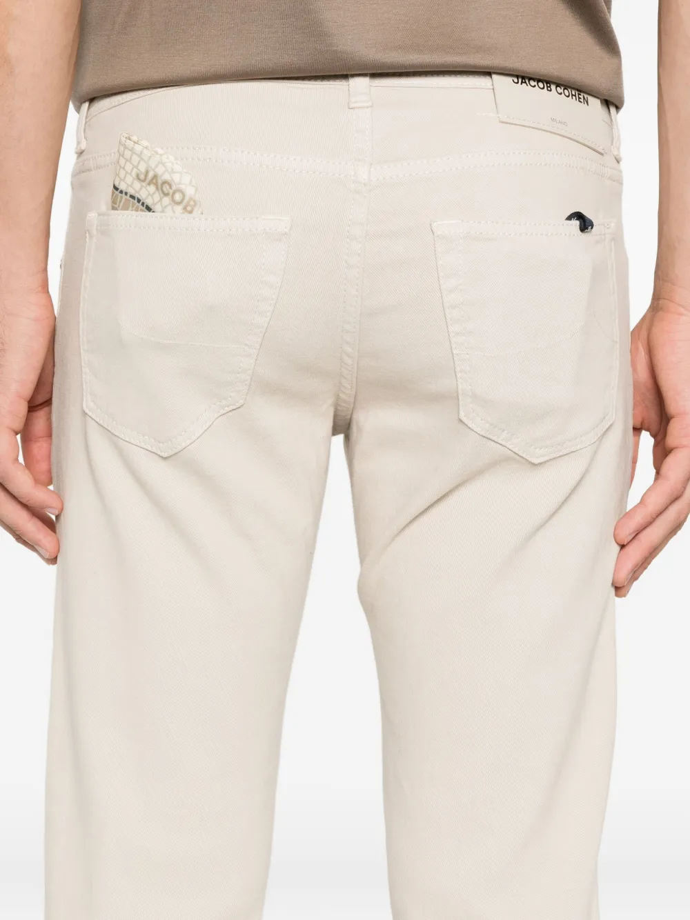 Jacob Cohën Broek met vijf zakken Beige