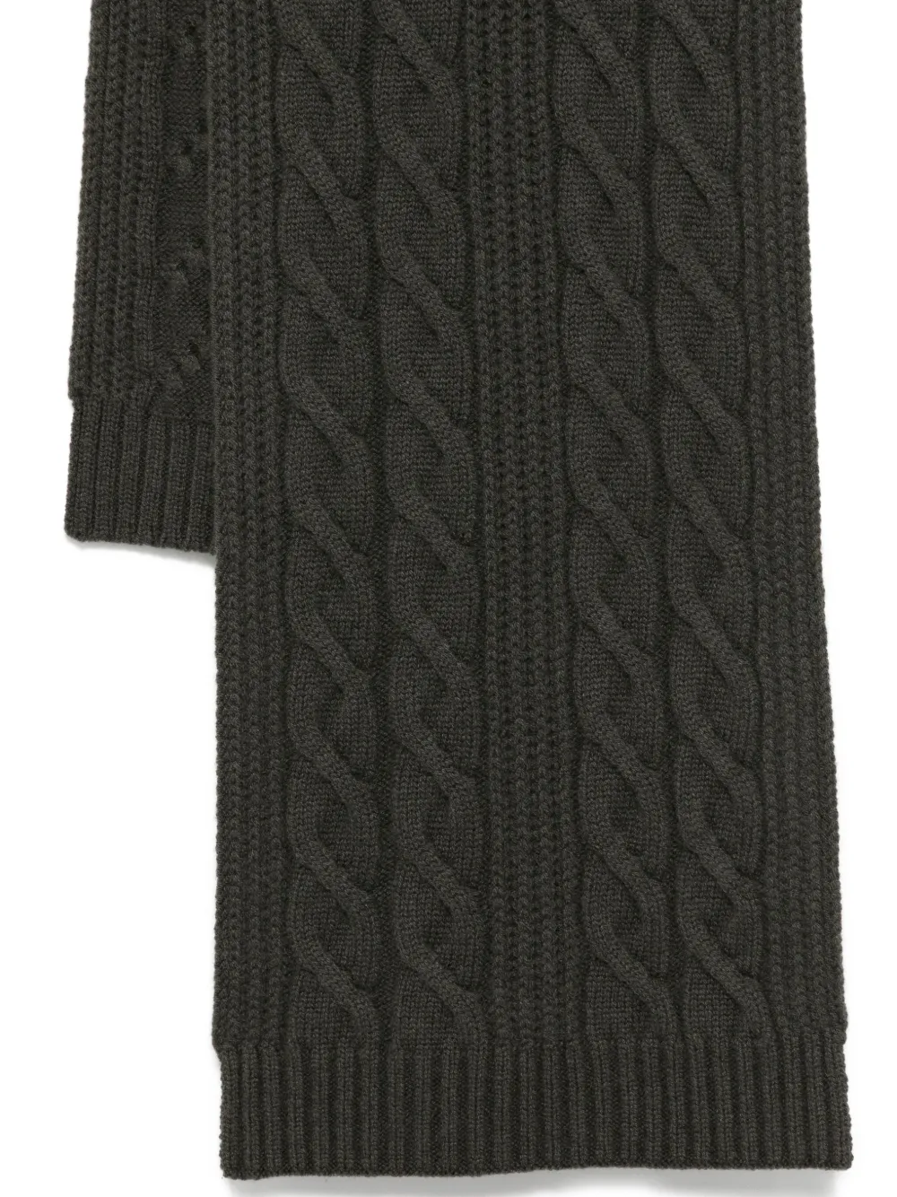 N.Peal cable rib scarf | Women | Image 2