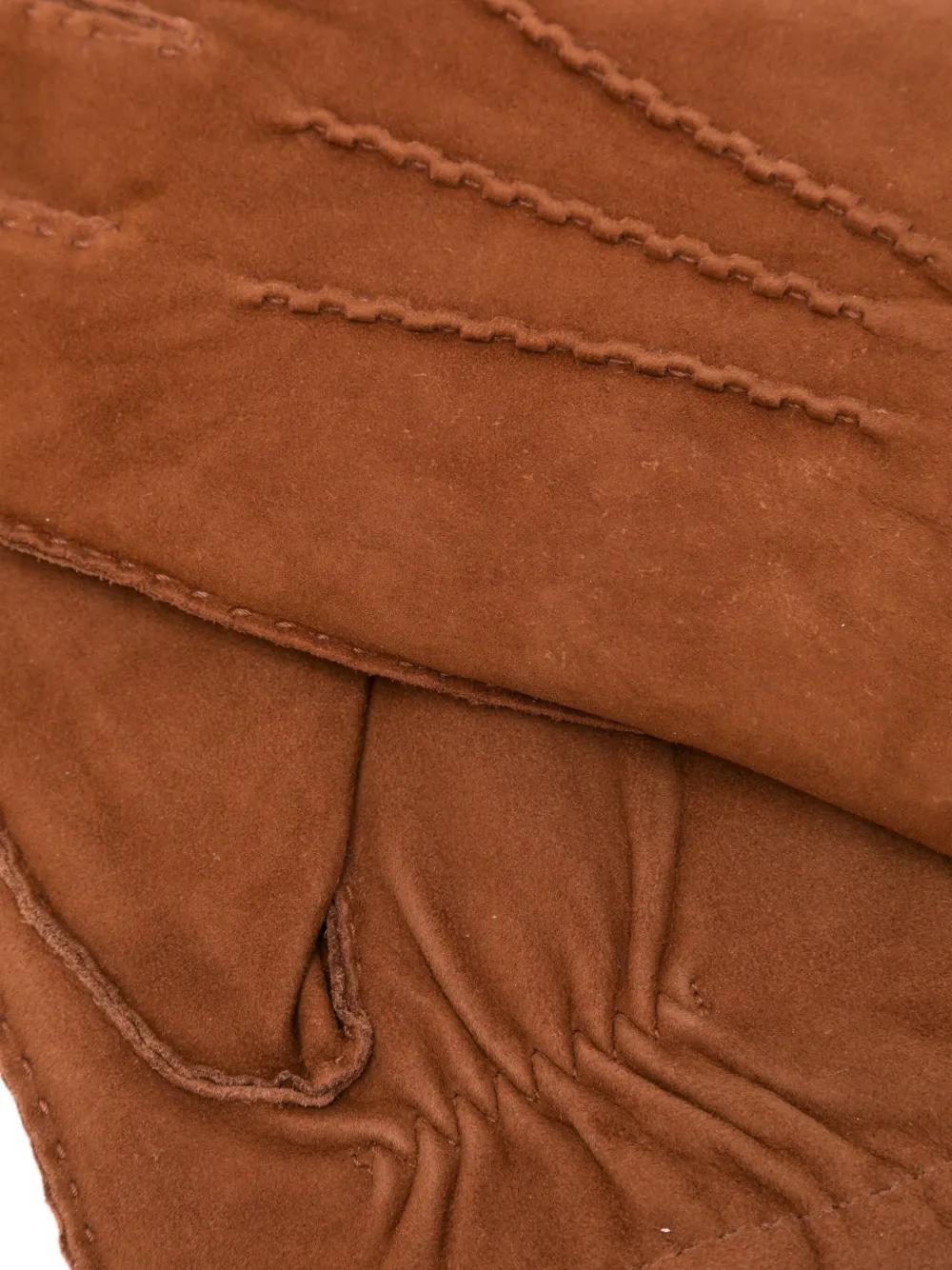 N.Peal Leren handschoenen - Bruin