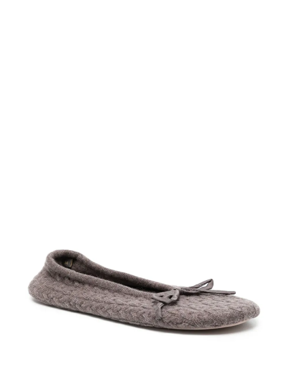 N.Peal cable knit slippers | Women | Image 2