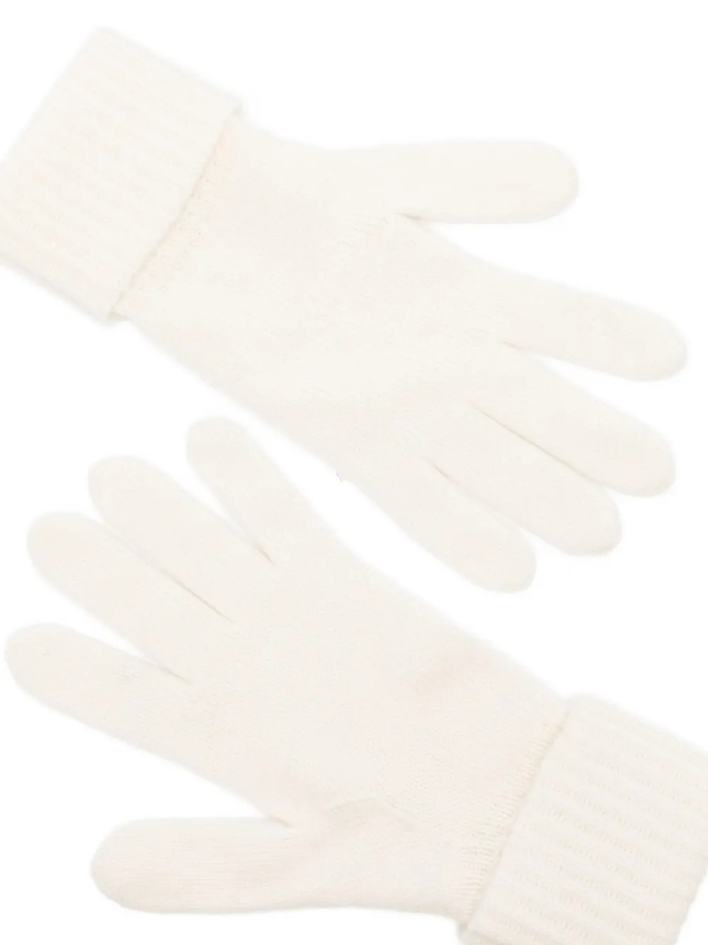 N.Peal Kasjmier geribbelde handschoenen - Beige