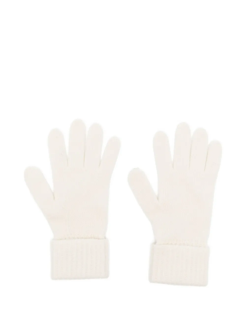 N.Peal cashmere ribbed gloves | Neutrals | Image 1
