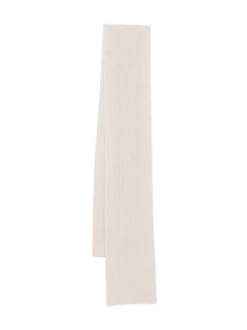 N.Peal ribbed scarf