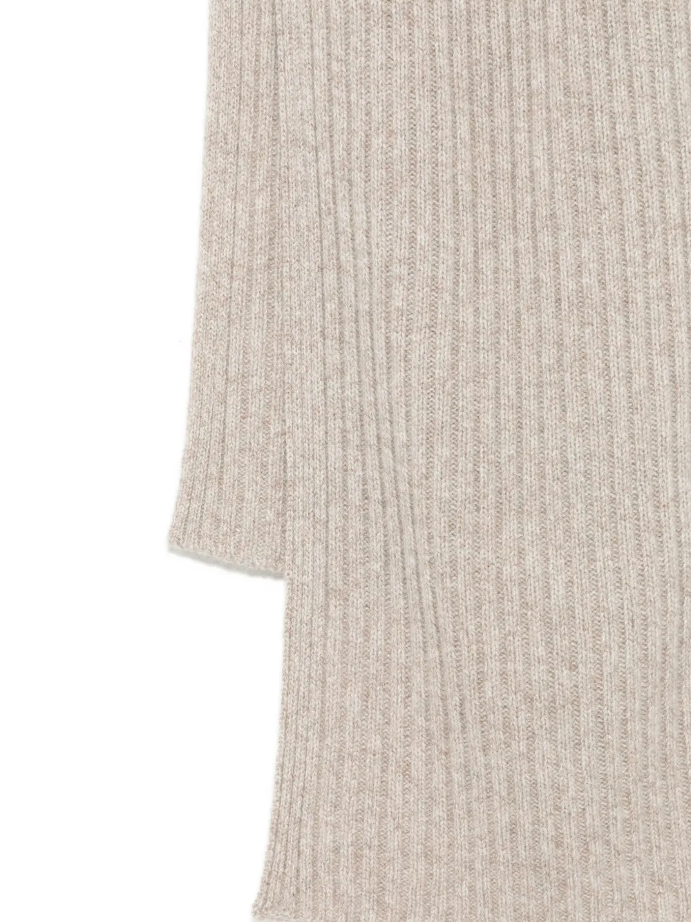 N.Peal short ribbed scarf | Women | Image 2