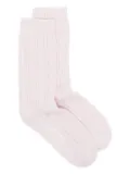 N.Peal cable house sock - Pink