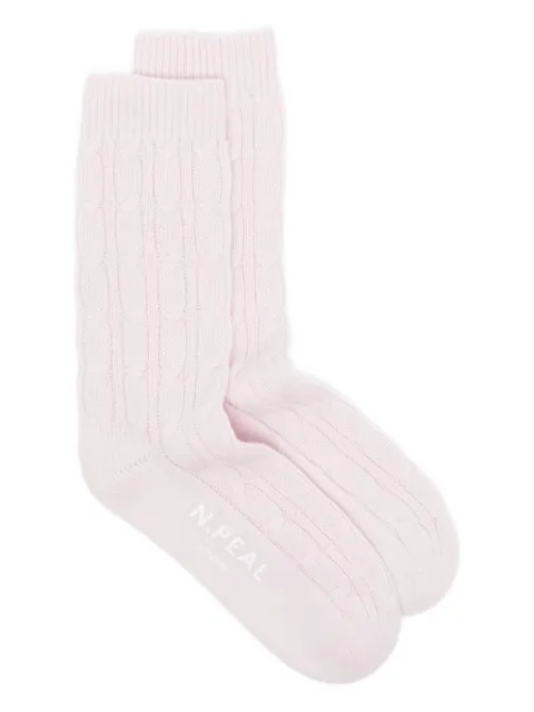 N.Peal cable house sock