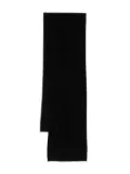 N.Peal brushed cashmere scarf - Black