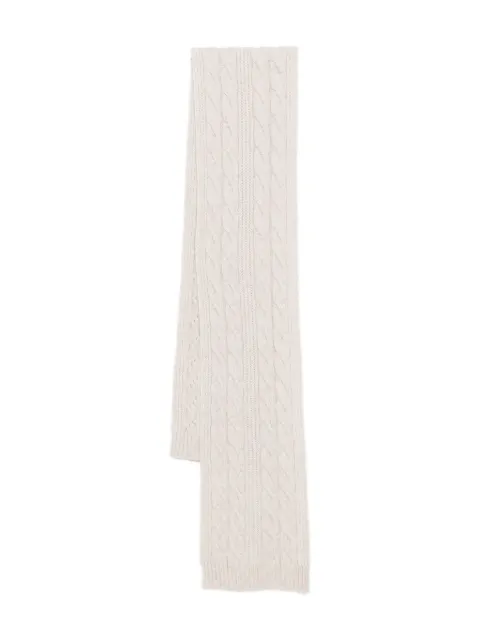 N.Peal Cable Rib Scarf