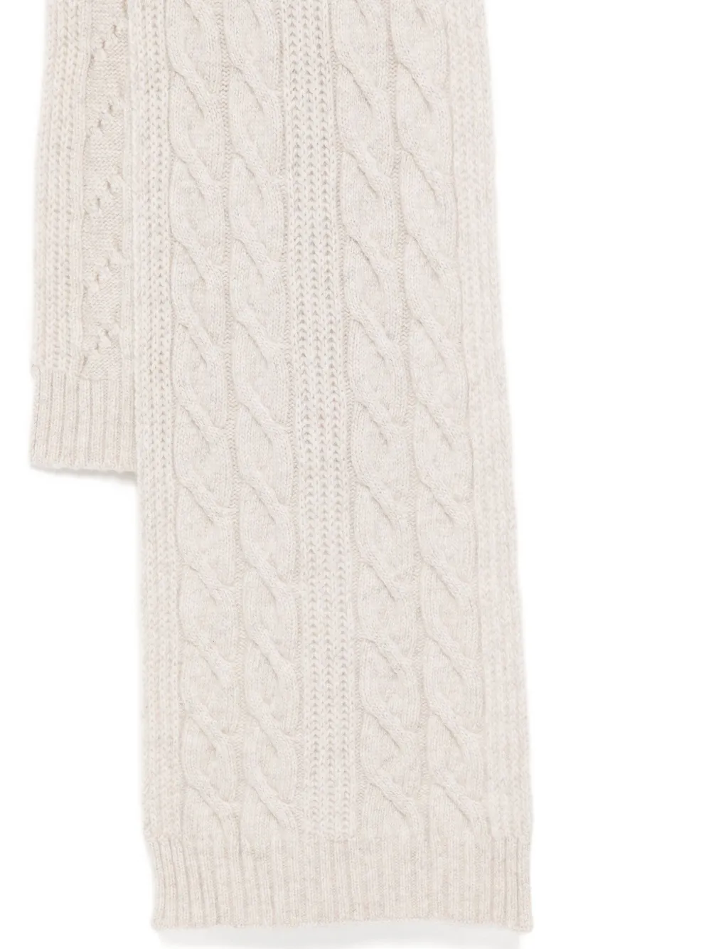 N.Peal Cable Rib Scarf | Women | Image 2