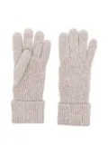 N.Peal cashmere gloves - Neutrals