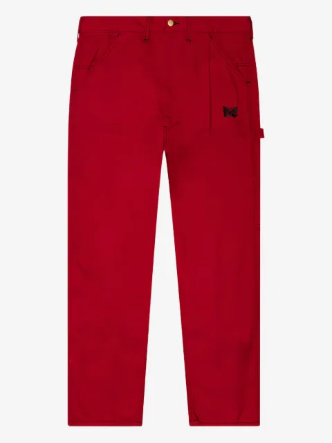 Needles pantalones con bordado de mariposa en colaboración con Smith's