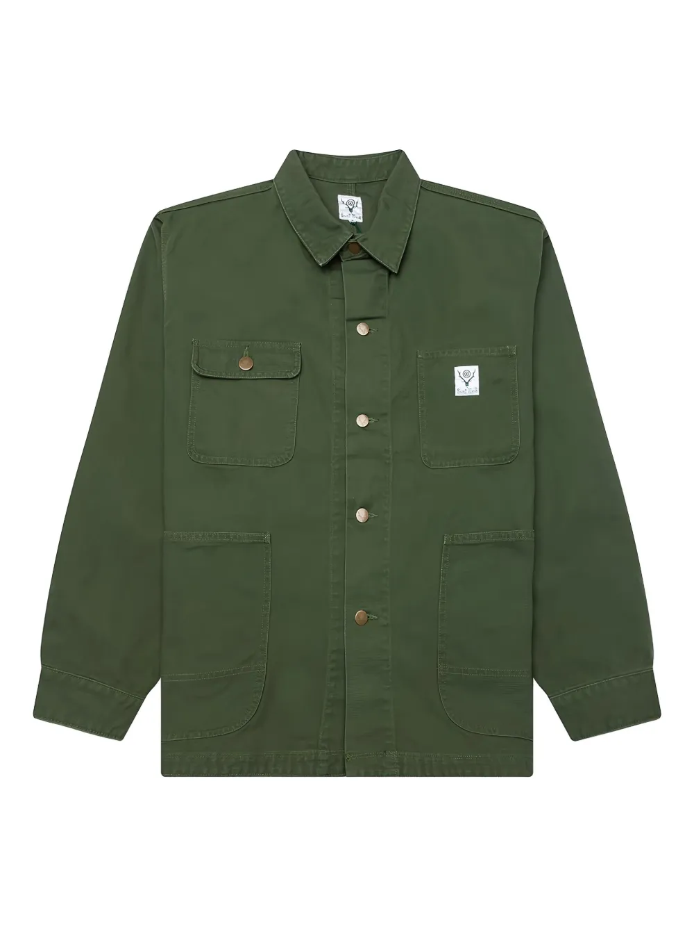 SOUTH2 WEST8 cotton canvas jacket - グリーン SOUTH2 WEST8 cotton canvas jacket - グリーン