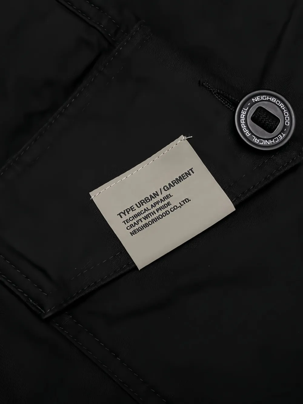 Neighborhood Cargo shorts Zwart