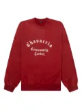 Willy Chavarria Community Center crew-neck sweatshirt - Red