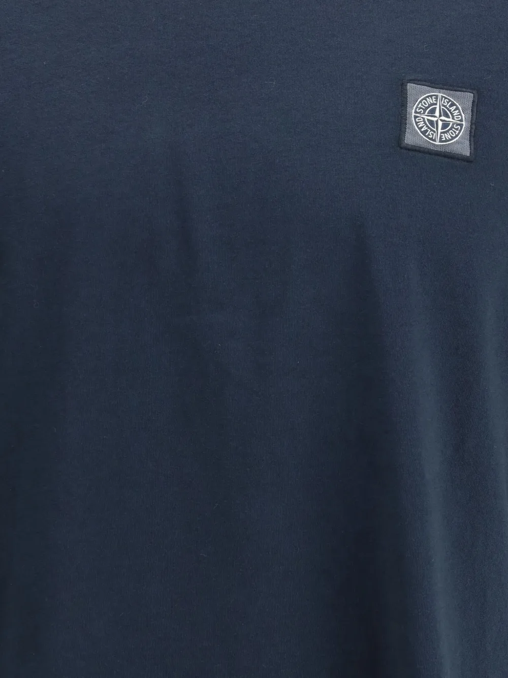 Stone Island logo-patch T-shirt Blauw