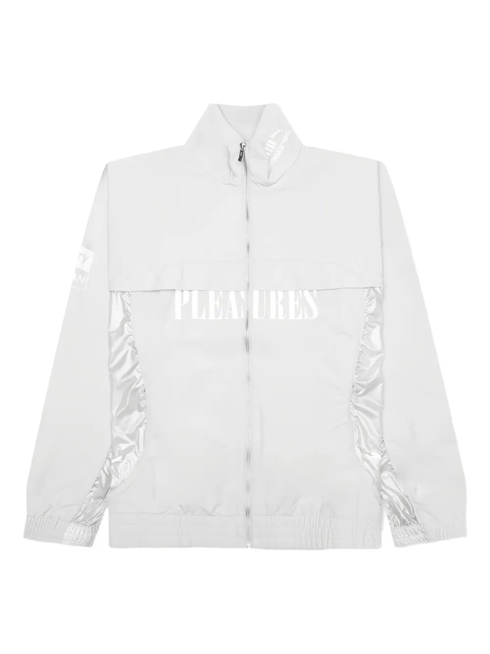 PUMA logo-print track jacket - グレー PUMA logo-print track jacket - グレー