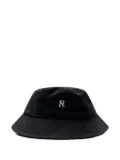 Represent logo-patch bucket hat - Black