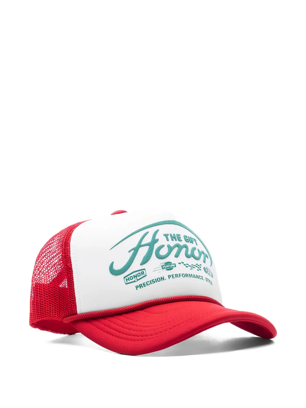  Honor The Gift Logo-embossed Cap - Red 