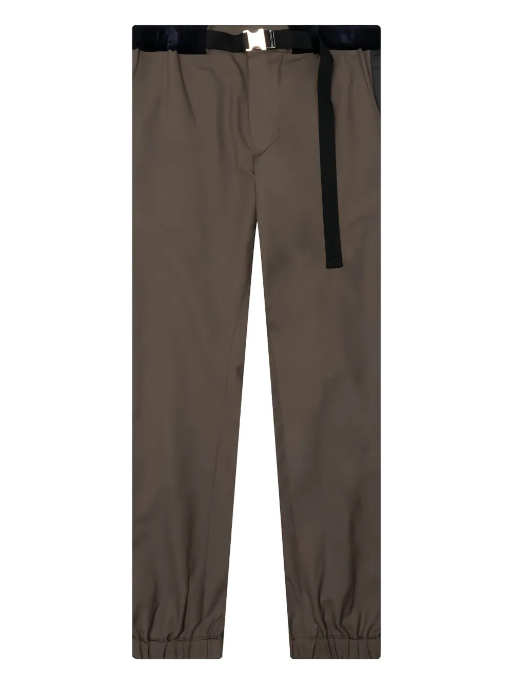 Sacai Broek met gespsluiting Bruin