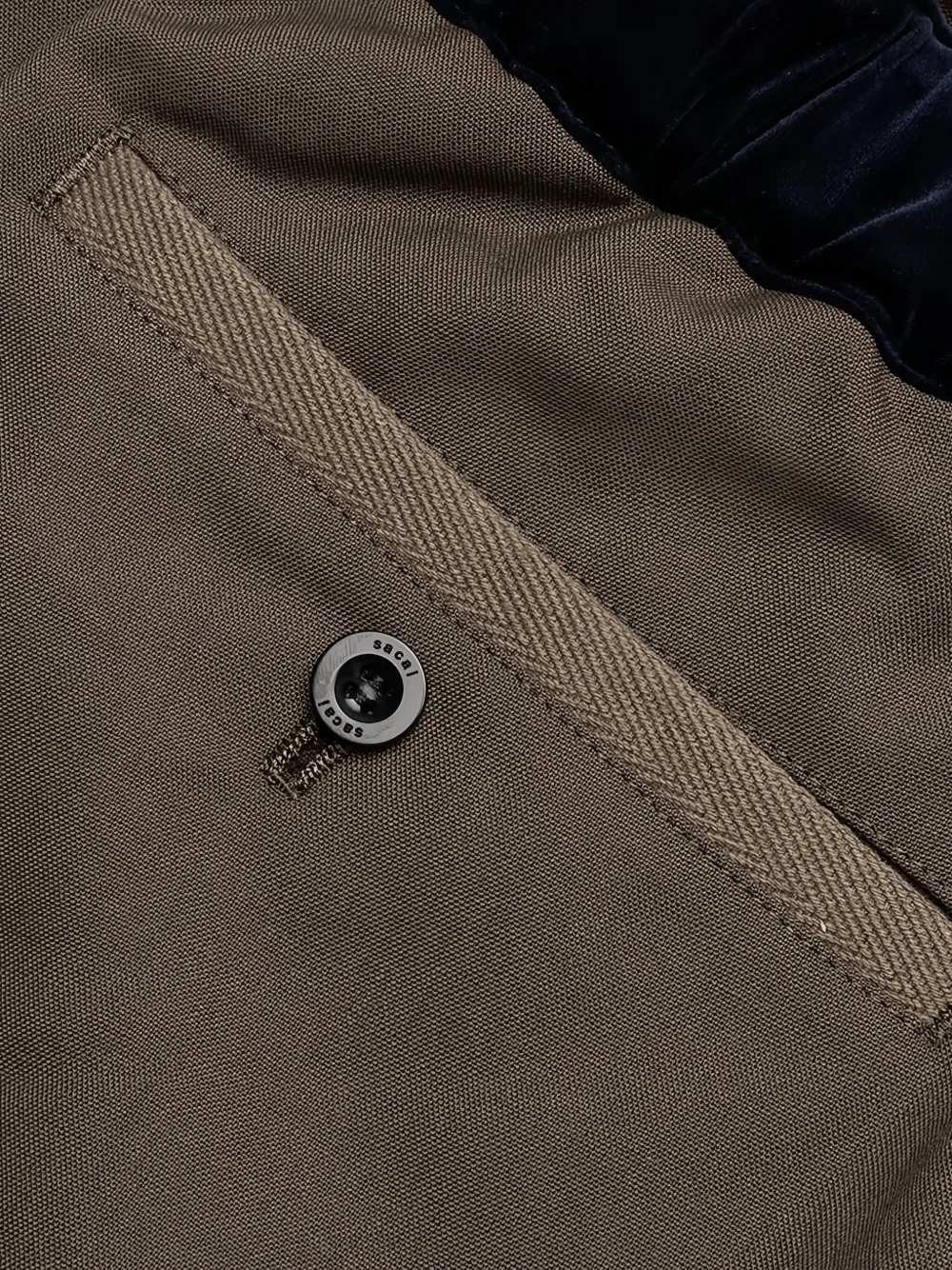 sacai Broek met gespsluiting Bruin