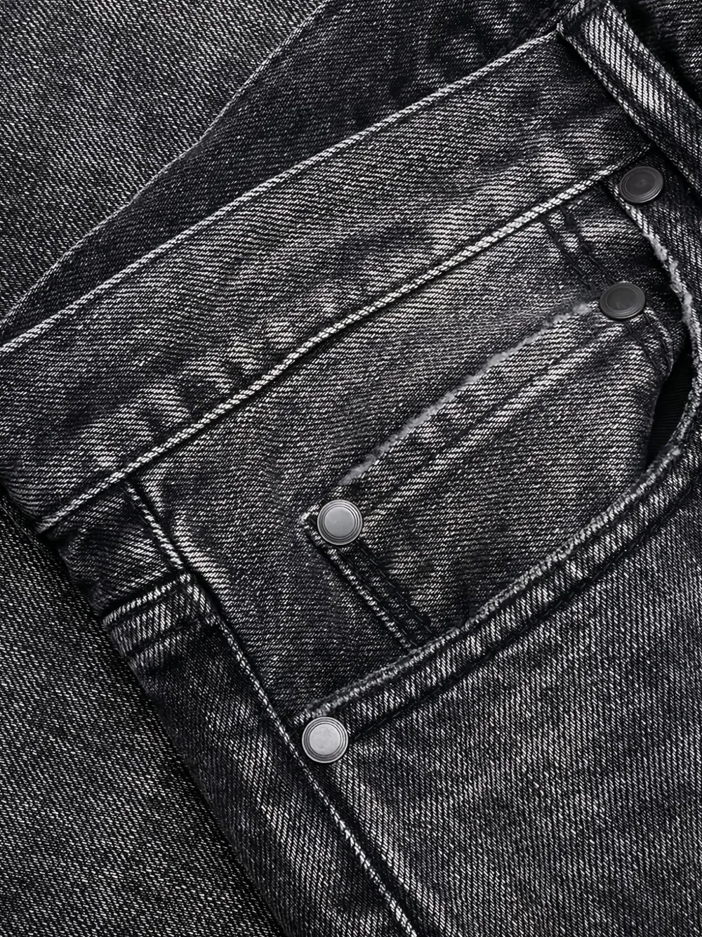 John Elliott Gerafelde jeans Zwart