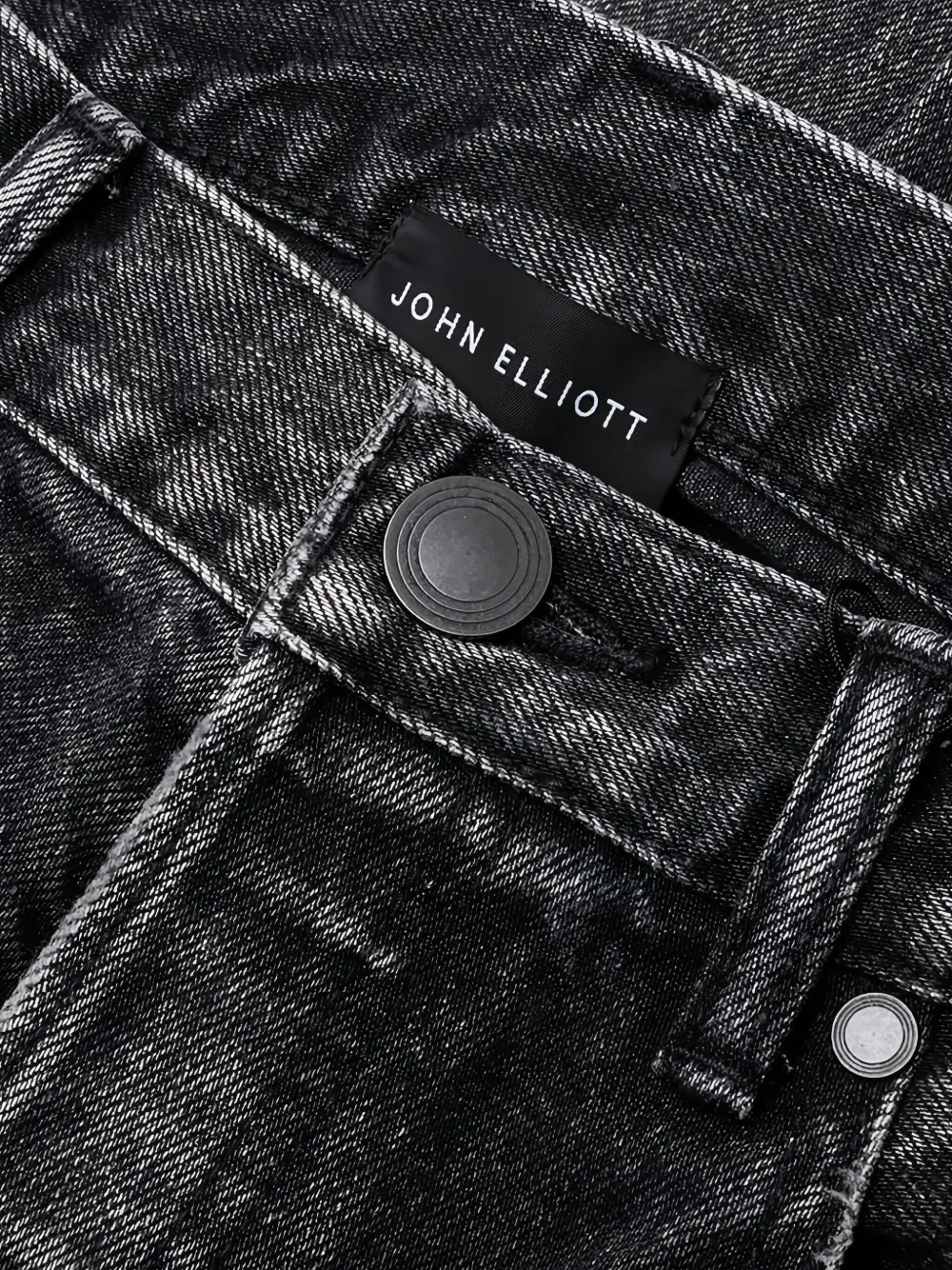 John Elliott Gerafelde jeans Zwart