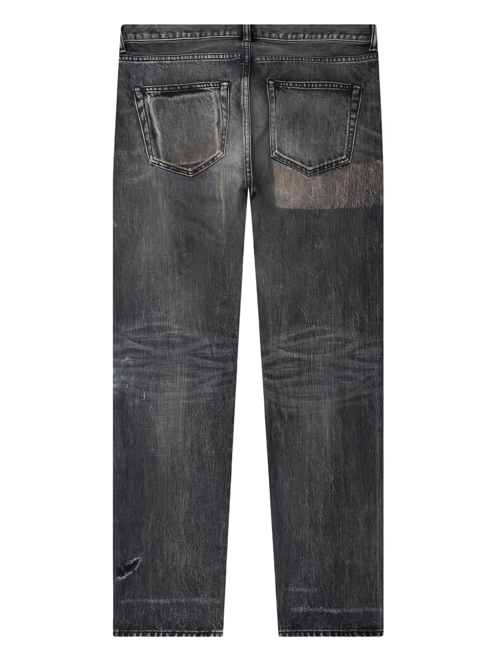John Elliott Gerafelde jeans Zwart