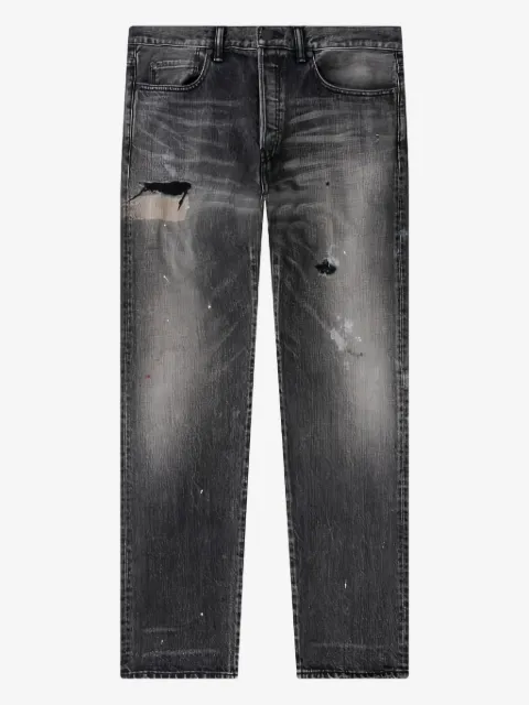 John Elliott distressed-finish jeans