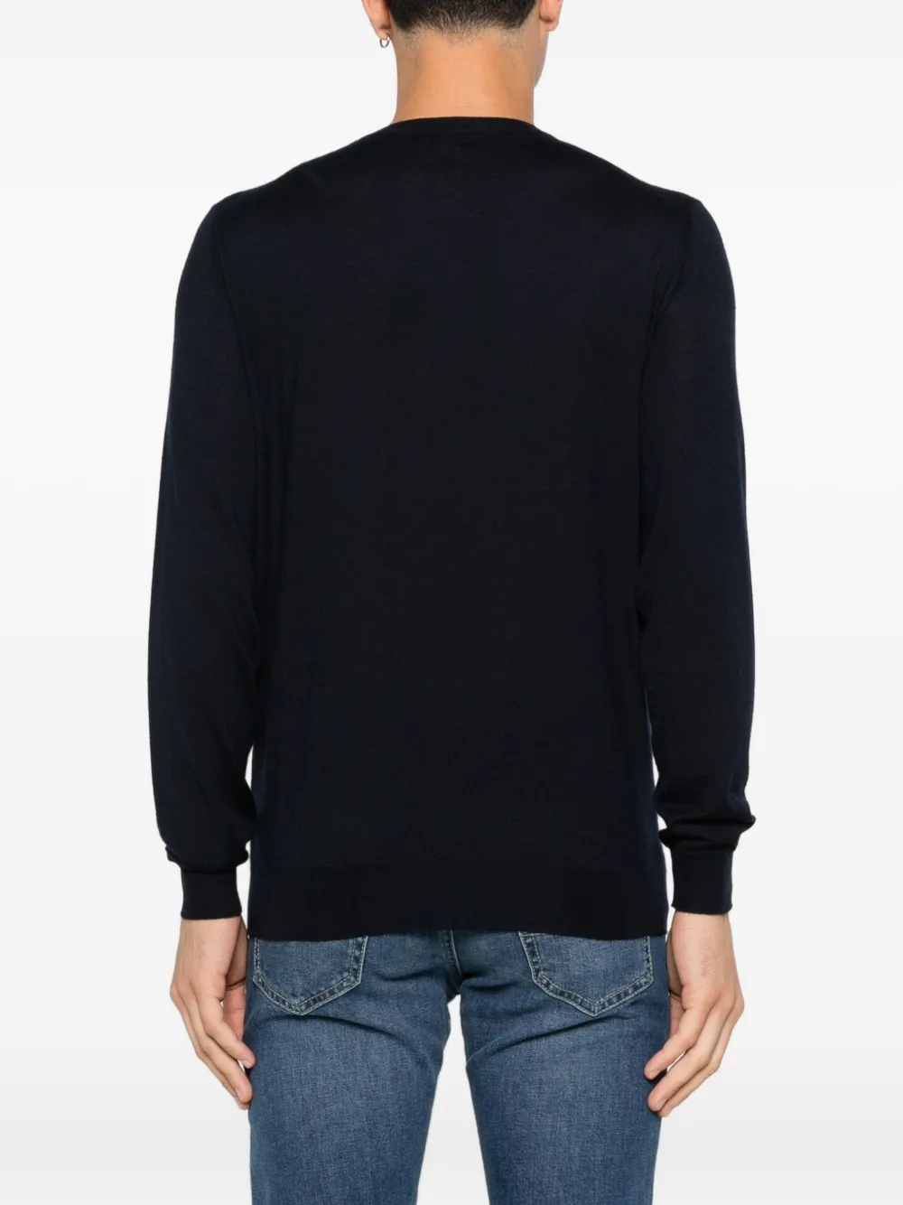 Fedeli Top met ronde hals Blauw