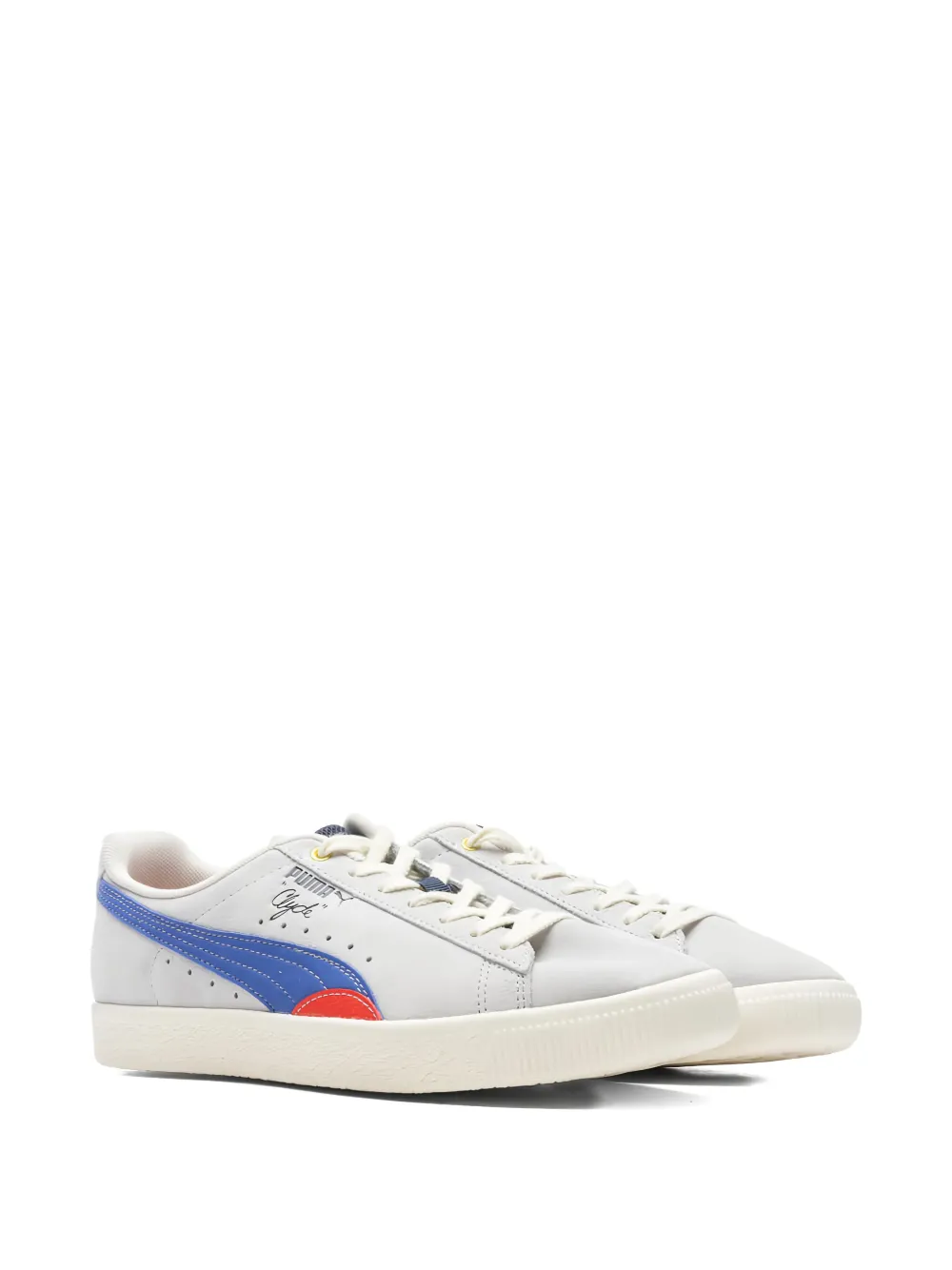 PUMA leather sneakers Grey